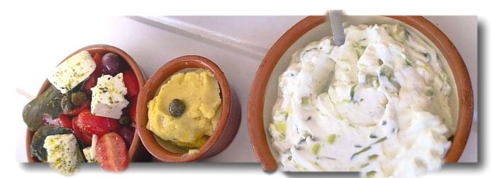 TZATZIKI SALAD Local CHEESE